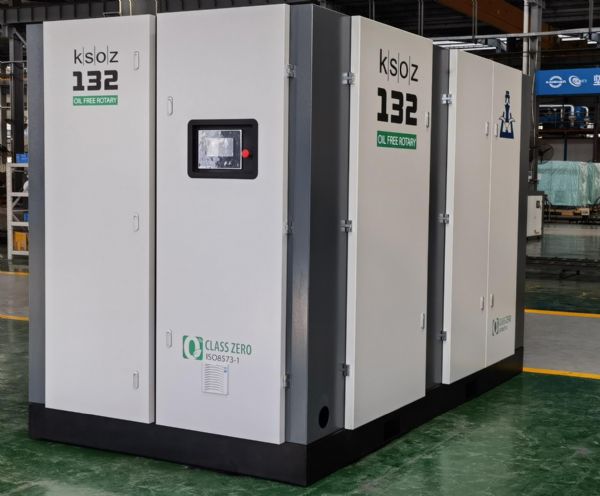 干式無油螺桿空壓機